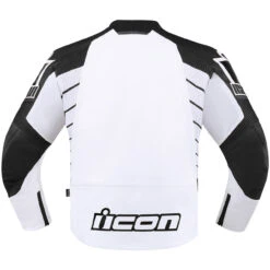 Icon Hypersport 2 Leather/Textile Jacket - White -Cycling Apparel Store HypersportJacketWhiteBack 22470.1550153258