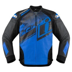 Icon Hypersport Prime Hero Leather Jacket -Cycling Apparel Store HypersportPrimeHeroBlueFront 2810 2803 31382.1441037050