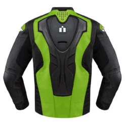 Icon Hypersport Prime Hero Leather Jacket -Cycling Apparel Store HypersportPrimeHeroGreenBack 19023.1441037049