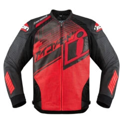 Icon Hypersport Prime Hero Leather Jacket -Cycling Apparel Store HypersportPrimeHeroRedFront 2810 2813 18486.1441037050