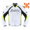 Icon Hypersport2 Prime Jacket - White/Hi-Viz -Cycling Apparel Store HypersportPrimeJacketHi VisYellowFront 75174.1579550568