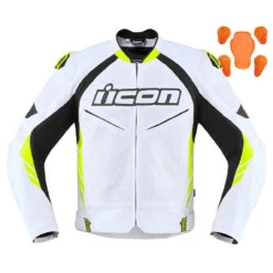 Icon Hypersport2 Prime Jacket - White/Hi-Viz