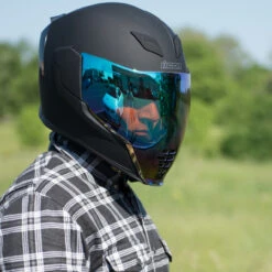 Icon Airflite RST Green Face Shield -Cycling Apparel Store Icon Airflite RST Green Shield 2 21534.1527683940