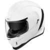 Icon Airform Helmet - Gloss White -Cycling Apparel Store Icon AirformGlossWhiteFront 31342.1549999750