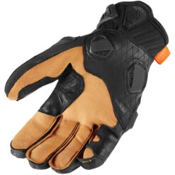 Icon Hypersport Short Gloves - Black -Cycling Apparel Store Icon HypersportShortGloveBlackPalm 28093.1550238738