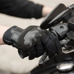 Icon Overlord Gloves - Black -Cycling Apparel Store Icon Overlord Black Gloves 3 71928.1524764138