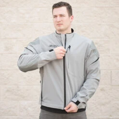 Icon Tarmac Jacket - Gray -Cycling Apparel Store Icon Tarmac Jacket Gray 1 34165.1506952019