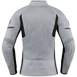 Icon Contra 2 Women's Textile Jacket - Grey -Cycling Apparel Store Icon WmnsContra2JacketGreyBack 19737.1550246090
