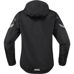 Icon Women's PDX 2 Waterproof Jacket - Black -Cycling Apparel Store Icon Womens PDX 2 Waterproof Jacket Black 2 12255.1510586113