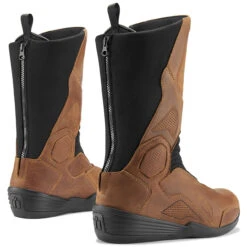 Icon 1000 Joker WP Boots - Brown -Cycling Apparel Store Icon1000 JokerBootBrownBack 26359.1550176661