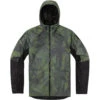 Icon Airform Battlescar Jacket - Green -Cycling Apparel Store Icon Airform Battlescar Jacket Green 78020.1613511776
