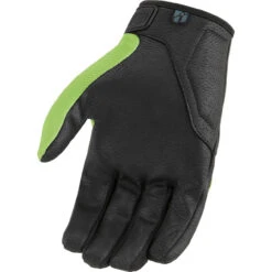 Icon Hooligan Gloves - Green -Cycling Apparel Store Icon Hooligan Gloves Green 1 52849.1700250655