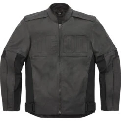Icon Men's Motorhead 3 Leather Jacket - Stealth Black
