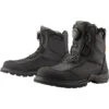 Icon Stormhawk Waterproof Riding Boots - Black -Cycling Apparel Store Icon Stormhawk Waterproof Riding Boots Black 52594.1613612883