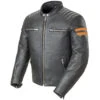 Joe Rocket Classic 92 Leather Jacket - Black/Orange -Cycling Apparel Store Joe Rocket Classic 92 Jacket Black Orange 86864.1522934732