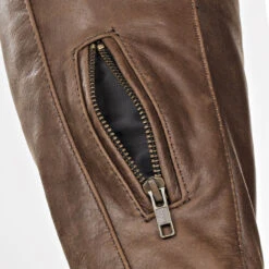 Joe Rocket Classic 92 Leather Jacket - Brown/Cream -Cycling Apparel Store Joe Rocket Classic 92 Jacket Brown 2 04155.1522935047