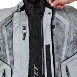 Joe Rocket Phoenix Ion Mesh Jacket - Silver -Cycling Apparel Store Joe Rocket Phoenix Ion Mesh Jacket Silver 3 26885.1522956464