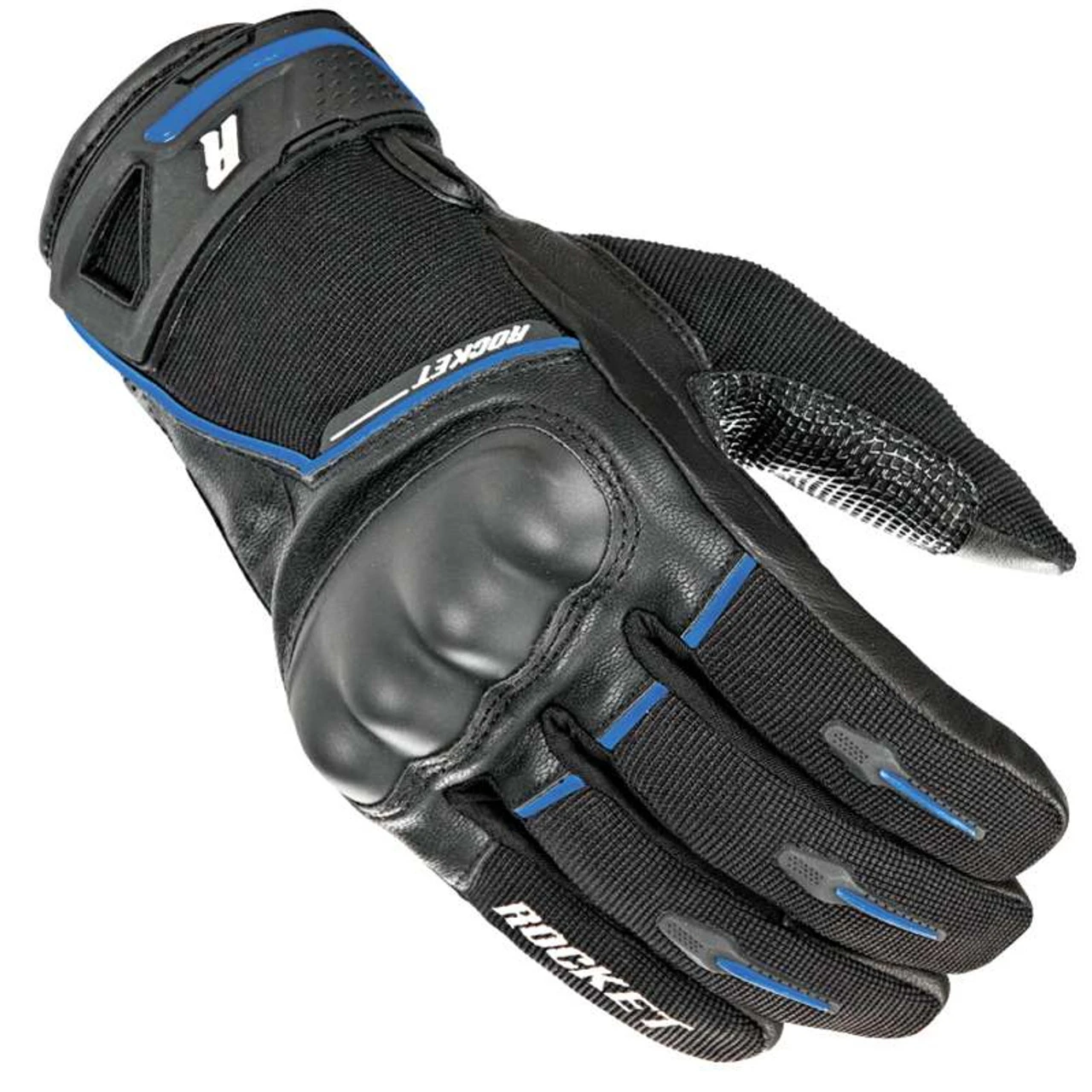 Joe Rocket Super Moto Gloves - Black/Blue 3 Joe Rocket Super Moto Gloves - Black/Blue