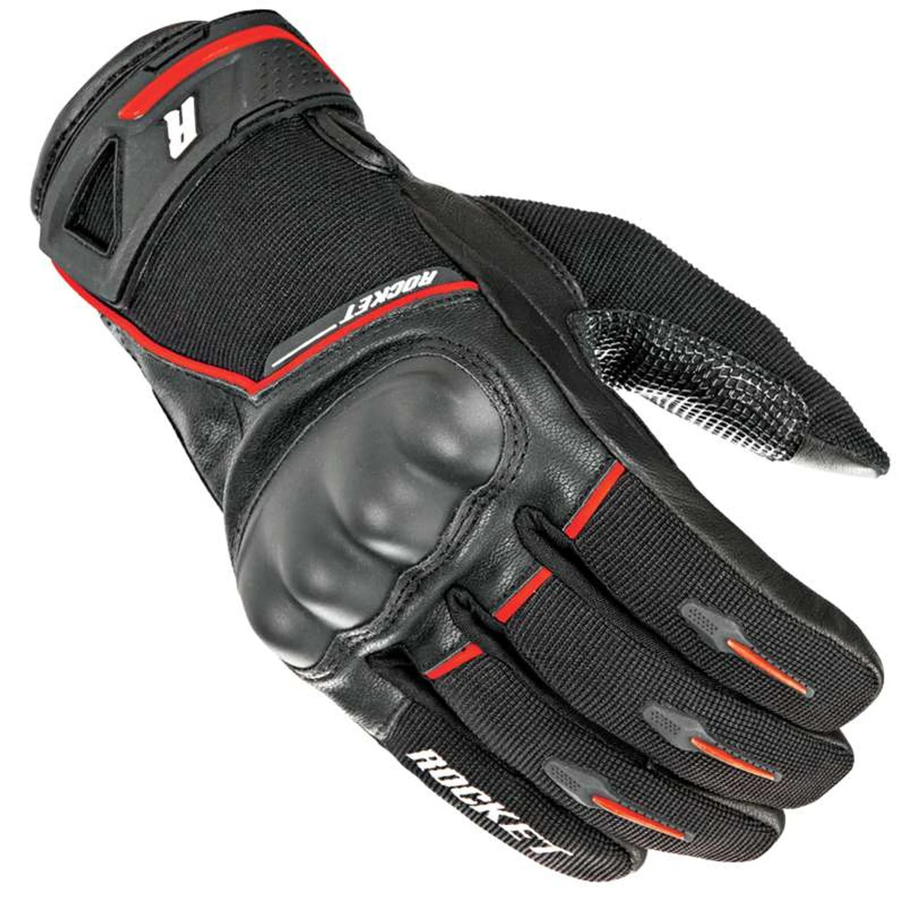 Joe Rocket Super Moto Gloves - Black/Red 3 Joe Rocket Super Moto Gloves - Black/Red
