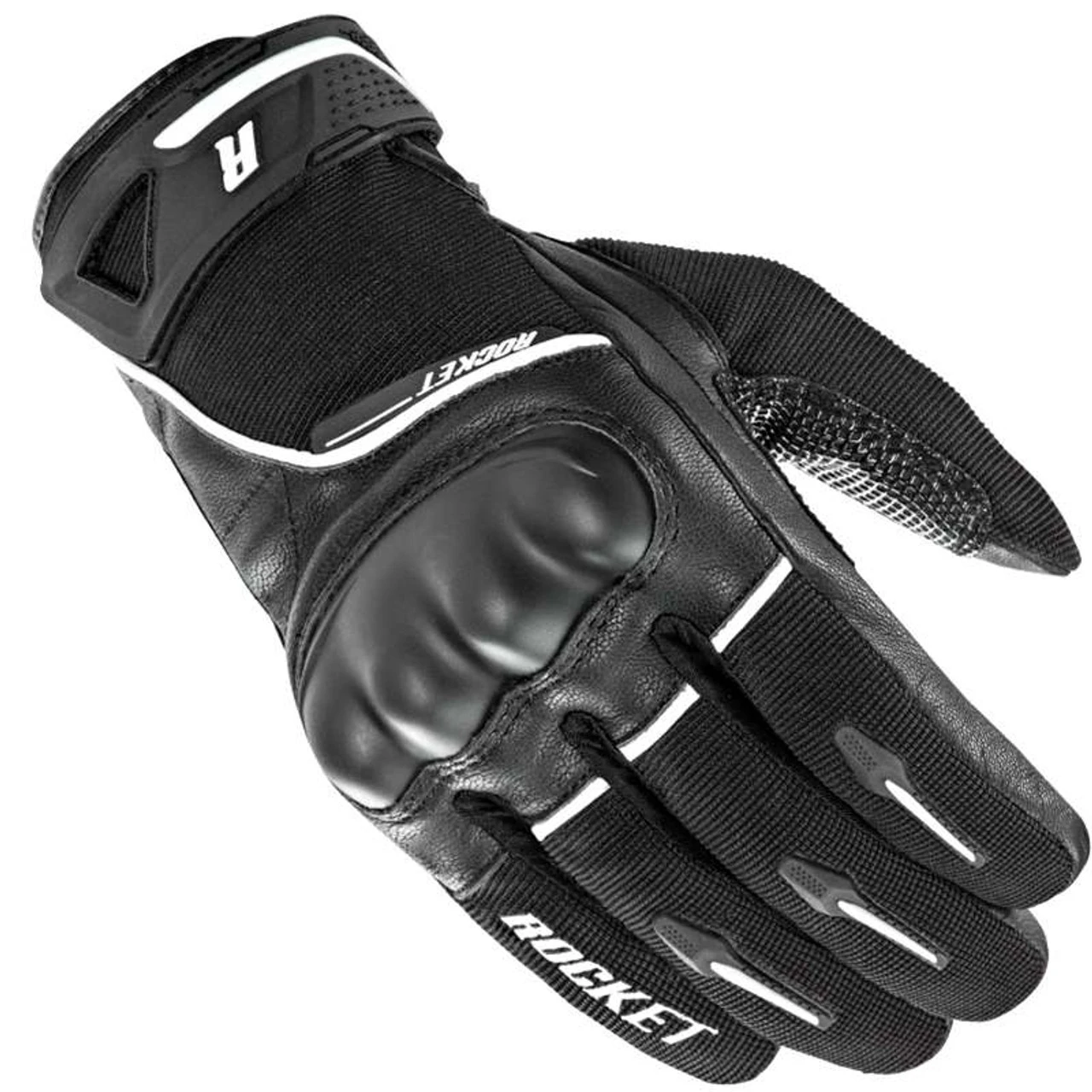 Joe Rocket Super Moto Gloves - Black/White 3 Joe Rocket Super Moto Gloves - Black/White