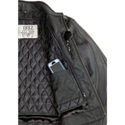 Joe Rocket Vintage Rocket Leather Jacket - Black -Cycling Apparel Store Joe Rocket Vintage Rocket Leather Jacket Black 3 00614.1540317034