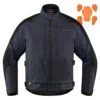 Icon Raiden Jacket - Blue -Cycling Apparel Store RaidenJacketNavyFront 49724.1579545514