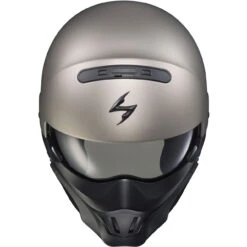 Scorpion Covert Evo Convertible Helmet - Titanium -Cycling Apparel Store Scorpion Covert Evo Helmet Titanium 2 21514.1580934069