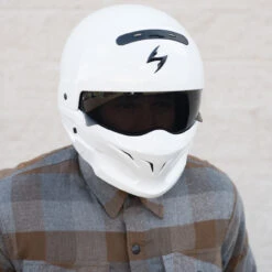 Scorpion Covert White Convertible Helmet 15 Scorpion Covert White Convertible Helmet -Cycling Apparel Store Scorpion Covert Motorcycle Helmet White 2 51343.1508952222