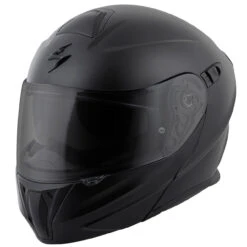Scorpion EXO-GT920 Solids Modular Helmet -Cycling Apparel Store Scorpion EXO GT920 Mblack front ang 05315.1459948764