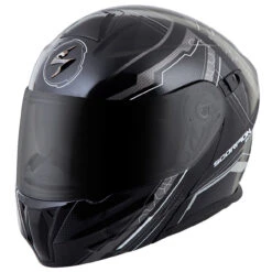 Scorpion EXO-GT920 Satellite Modular Helmet -Cycling Apparel Store Scorpion EXO GT920 Satellite Silver front ang 60591.1459949842
