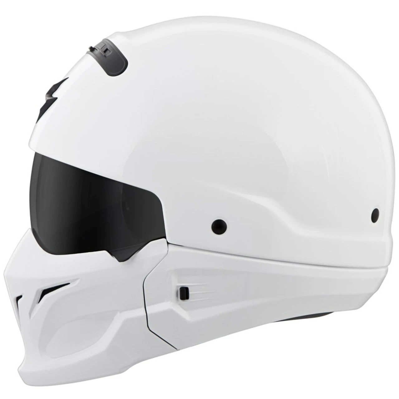 Scorpion Covert White Convertible Helmet 4 Scorpion Covert White Convertible Helmet - Image 2