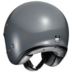 Shoei J.O Helmet - Grey 9 Shoei J.O Helmet - Grey -Cycling Apparel Store Shoei J O Gray Helmet 2 03520.1537896928