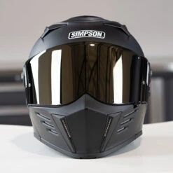 Simpson Mod Bandit Helmet Face Shield - Gold -Cycling Apparel Store Simpson Mod Bandit Helmet Shield Options 14 91725.1546546585