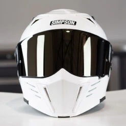 Simpson Mod Bandit Helmet Face Shield - Gold -Cycling Apparel Store Simpson Mod Bandit Helmet Shield Options 4 72672.1546546585