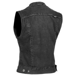 Speed And Strength Glory Daze Women's Denim Vest - Black -Cycling Apparel Store Speed and Strength Glory Daze Black Vest 3 10510.1500312905
