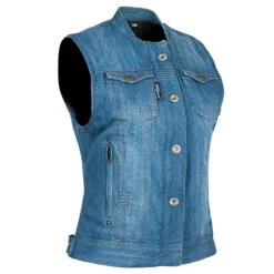 Speed And Strength Glory Daze Women's Denim Vest - Blue