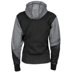 Speed And Strength Cat Out'a Hell Armored Hoody - Black/Grey -Cycling Apparel Store SpeedandStrength Womens CatOuttaHell Armored Hoody Grey Black Back 03071.1500308201