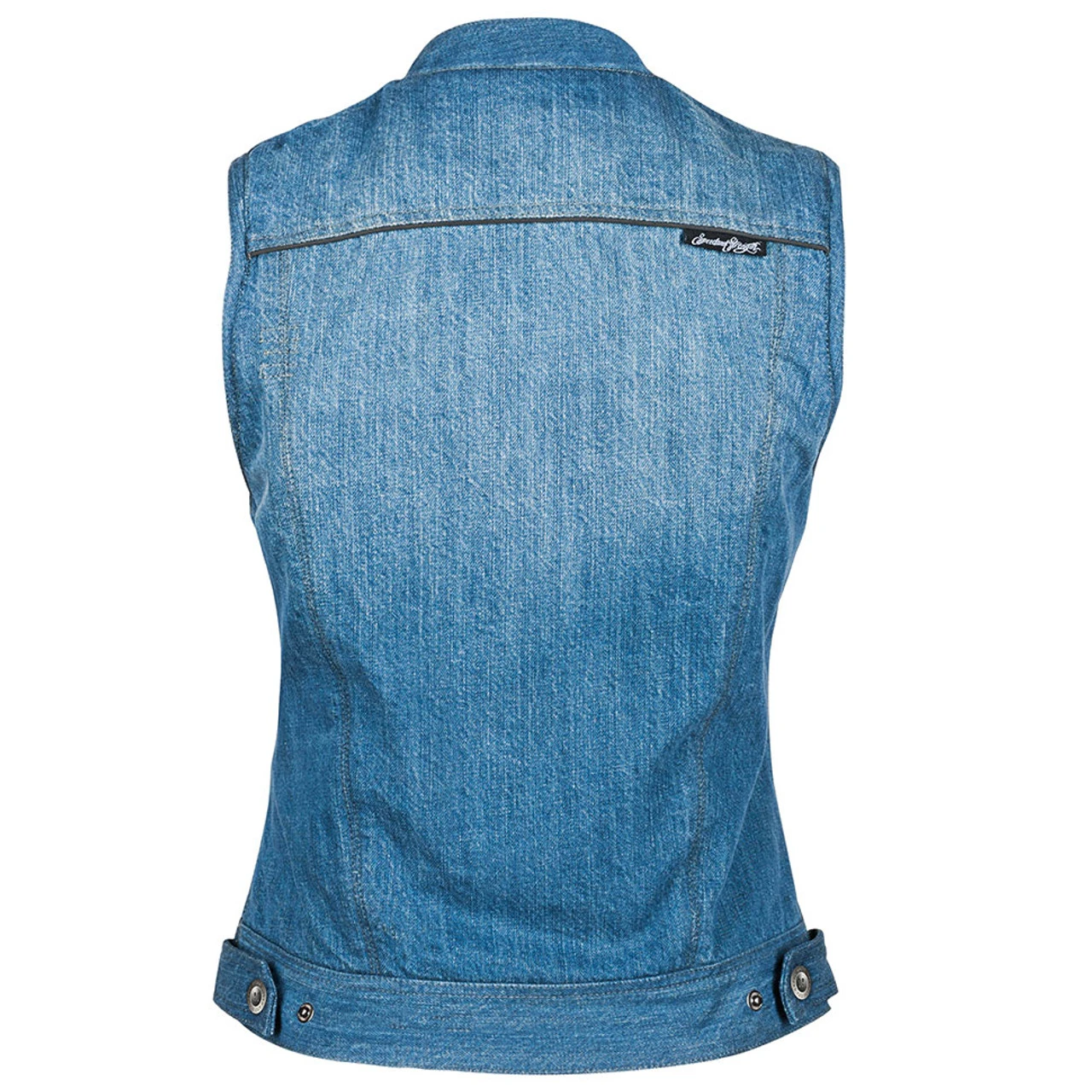 Speed And Strength Glory Daze Women's Denim Vest - Blue 6 Speed And Strength Glory Daze Women's Denim Vest - Blue - Image 4