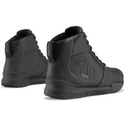 Icon Tarmac WP Boots - Black -Cycling Apparel Store TarmacWPShoeBlackBack 55243.1597850126