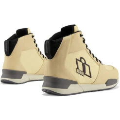 Icon Tarmac WP Boots - Tan -Cycling Apparel Store TarmacWPShoeTanBack 50544.1597851079