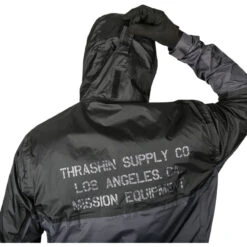 Thrashin Supply Waterproof Mission Windbreaker Riding Jacket - Black -Cycling Apparel Store Thrashin Supply Waterproof Windbreaker Riding Jacket Black 6 96153.1620073179