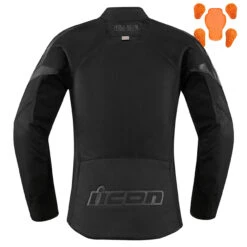 Icon Hooligan Women's Jacket - Black -Cycling Apparel Store WmnsHooliganJacketBlackBack 80108.1579894402