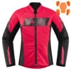 Icon Hooligan Women's Jacket - Rouge -Cycling Apparel Store WmnsHooliganJacketRedFront 72567.1579894510