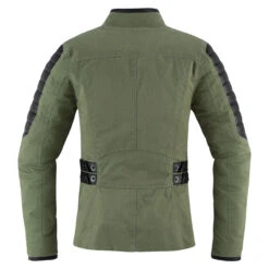 Icon 1000 MH1000 Women's Jacket - Green -Cycling Apparel Store WmnsMH100JacketGreenBack 82063.1534340216