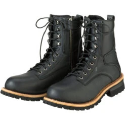 Z1R M4 Leather Boots - Black