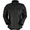 Z1R Motz Leather Moto Shirt - Black -Cycling Apparel Store Z1R the motz leather moto shirt 08697.1560191656
