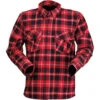 Z1R Duke Flannel Shirt - Red/Black/White -Cycling Apparel Store Z1R Duke Flannel Shirt Red Black White 51508.1639421170