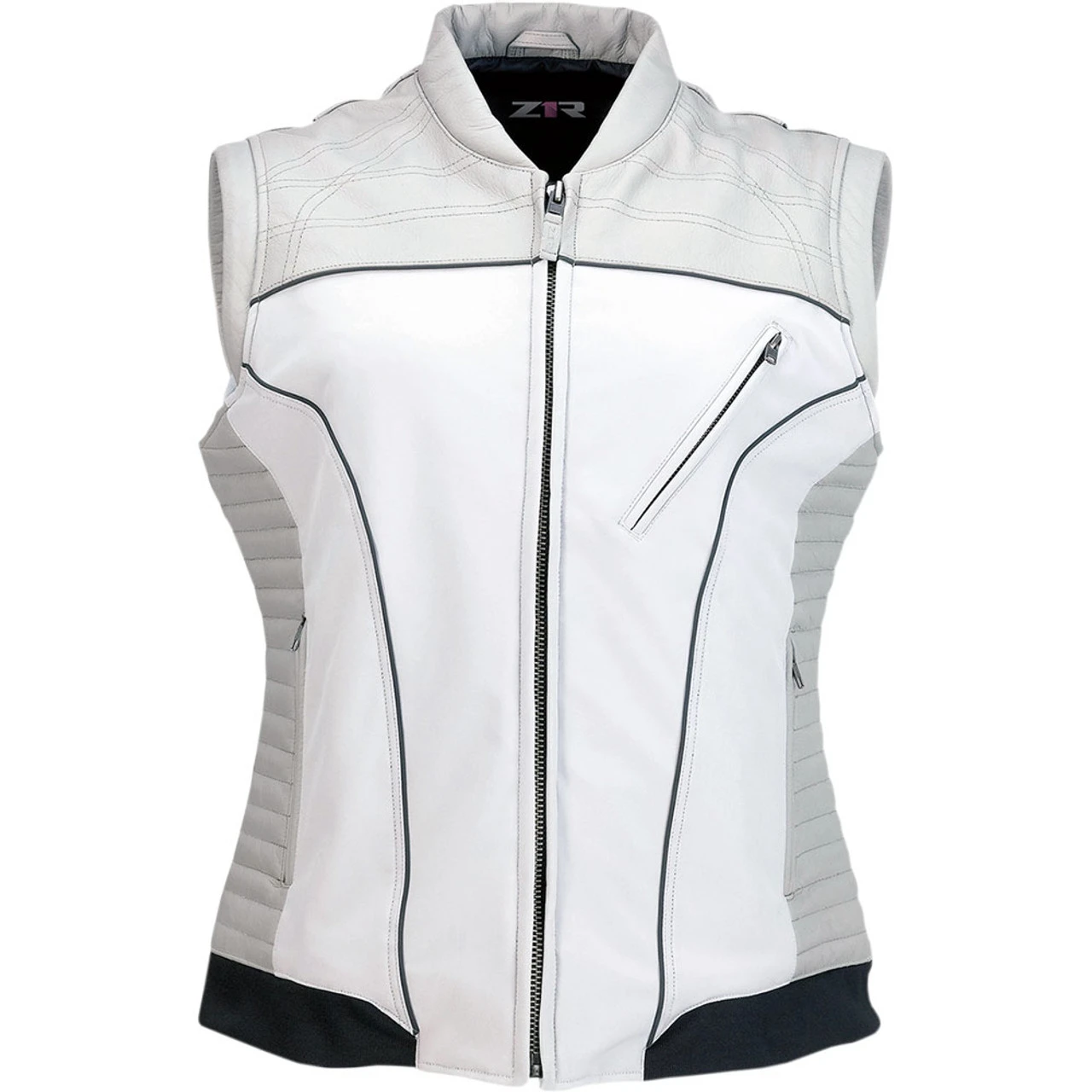 Z1R Women's Nufem Leather Vest 3 Z1R Women's Nufem Leather Vest