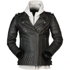 Z1R Women's Ordinance 3-in-1 Leather Jacket