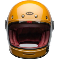 Bell Bullitt Helmet - Bolt Gloss Yellow/Black -Cycling Apparel Store bell bullitt culture helmet bolt gloss yellow black clear shield front 85356.1569334646